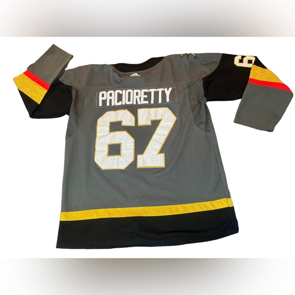 Adidas Men’s Vegas Golden Knights Max Pacioretty Stanley Cup 67 Jersey Sz 54 - Picture 2 of 7